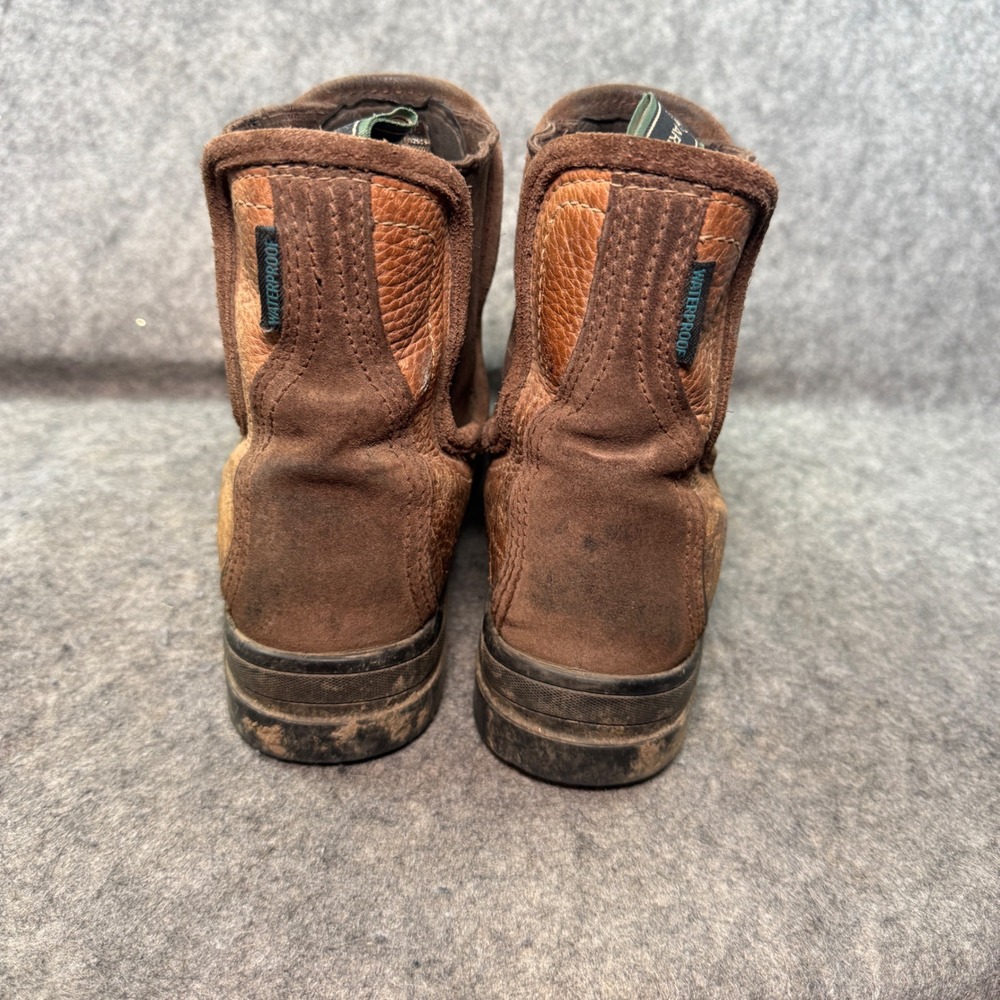 Ariat Barnyard Twin Gore II Waterproof Leather Boots Brown 10029554 Womens 7.5B - Picture 4 of 8